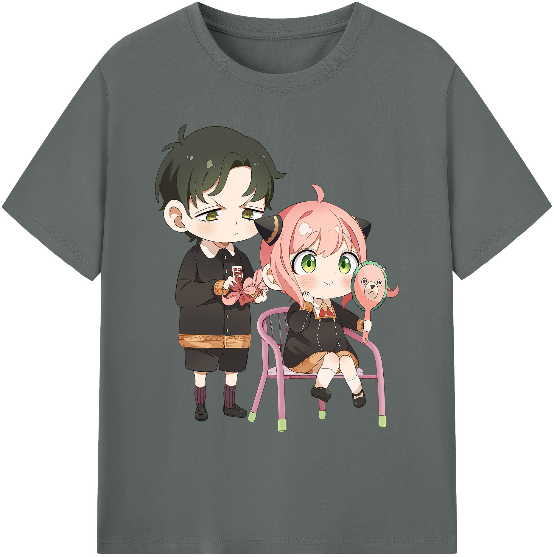 （画像用） SPY×FAMILY间谍家家酒 綿100％ メンズ半袖Tシャツ｜肌触りやわらか＆通気性